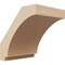 Ekena Millwork 5-inch W x 6-inch D x 6-inch H Imperial Rough Cedar Woodgrain TimberThane Knee Brace, Primed BRCUR05X06X06IMPRCPR - alternate 1